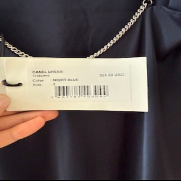 ba&sh Canel Slip Dress in Navy, Size Medium - Picture 11 of 11